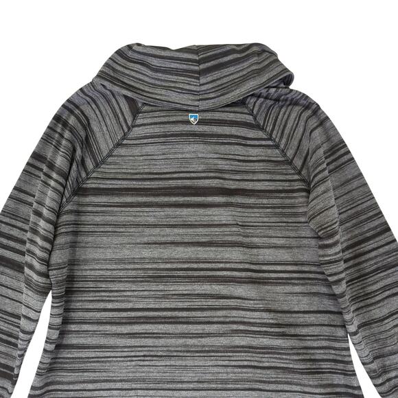 Kuhl‎ Piper Cowl Neck Pullover Striped 4201 Activewear Top Women's Size Medium - Picture 5 of 9